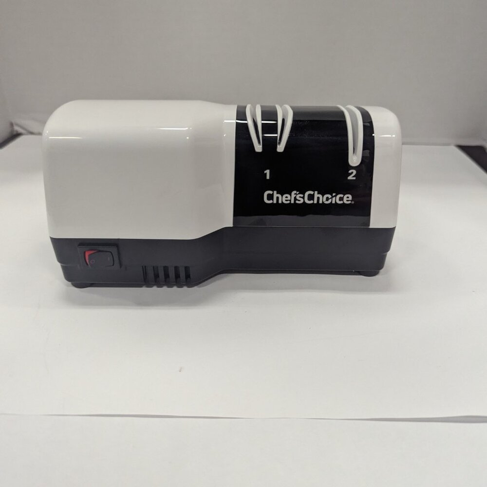Chef’sChoice 210 Hybrid Knife Sharpener – Electric & Manual, White